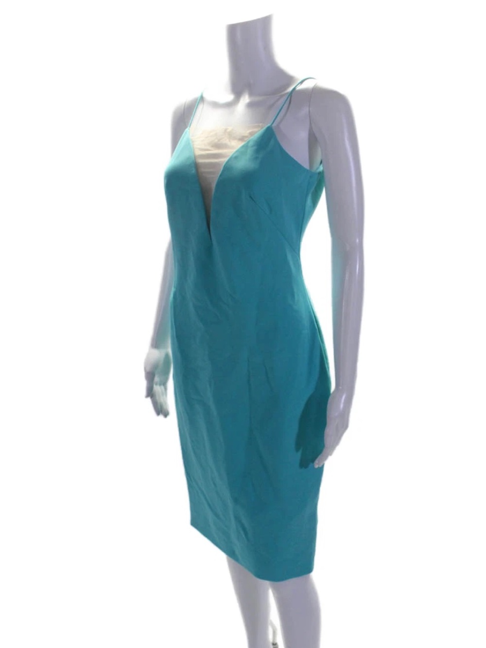Theia Bright Aqua Blue Label Close-Up